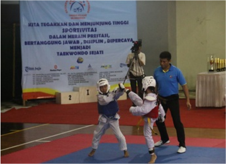 Kejuaraan Nasional Taekwondo Tingkat Pelajar Diselenggarakan di UII