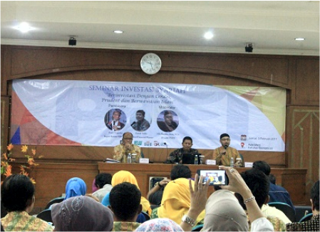 Kerjasama dengan OJK, P3EI Selenggarakan Seminar Investasi Syariah