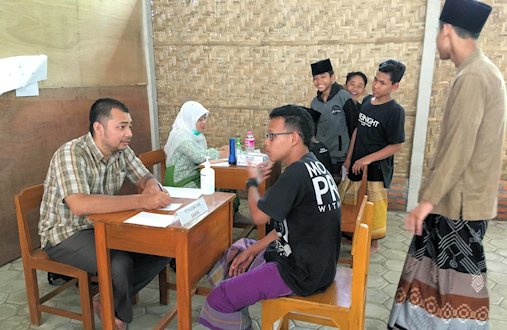 Relawan Kesehatan Berperan Tingkatkan Kesehatan di Pondok Pesantren