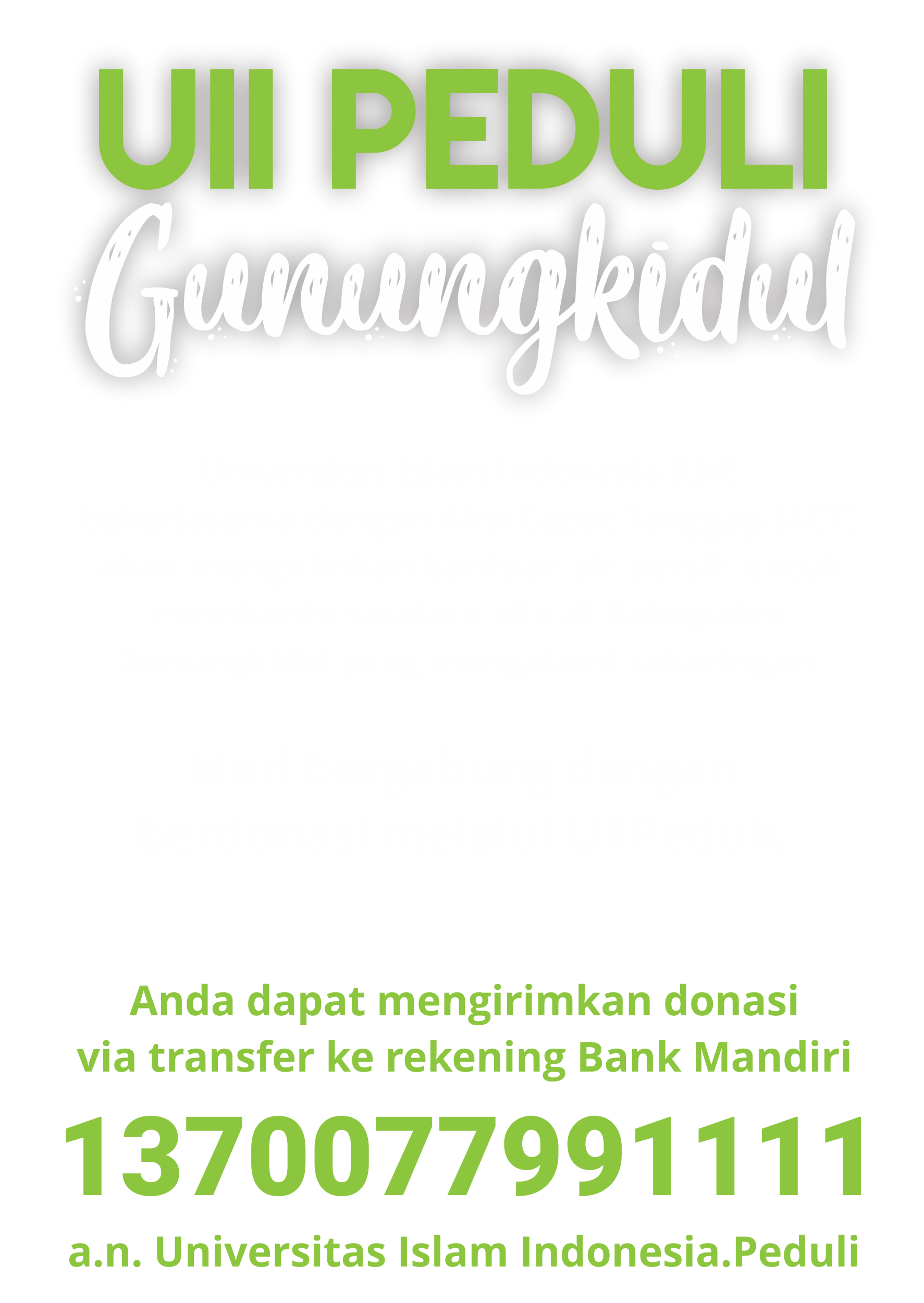 UII Peduli Gunungkidul Yogyakarta