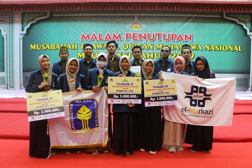 UII Raih 4 Prestasi di MTQMN XVI 2019