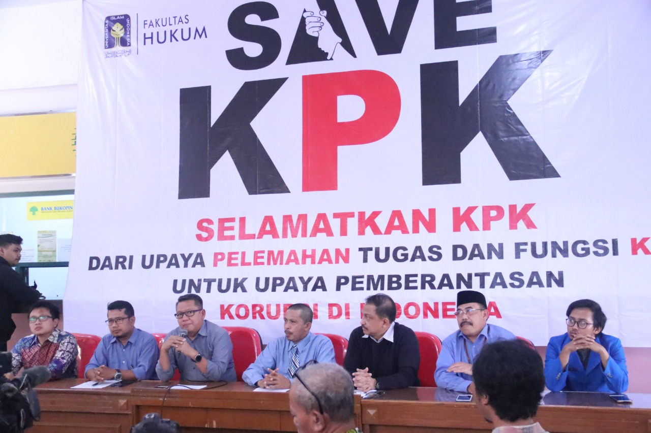 Sivitas Akademika UII Tolak Revisi UU KPK