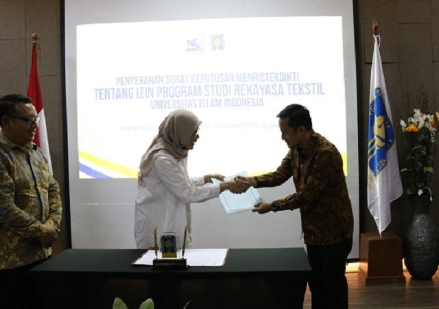 UII Pioneers Textile Engineering Study  Program