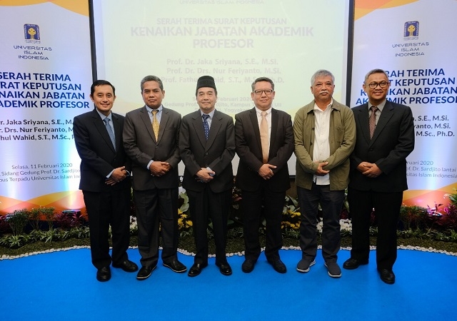Tambah Tiga Guru Besar, UII Berkomitmen Terapkan Program Percepatan