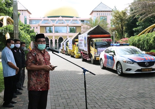 UII dan ACT Bersinergi Bantu Korban Bencana Alam