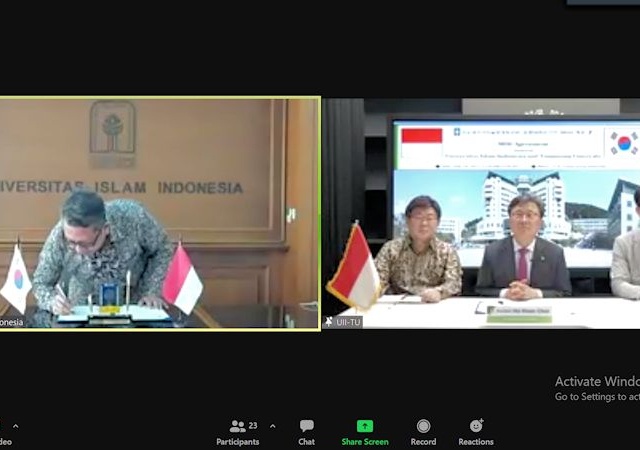 UII Resmikan Kerja Sama dengan Tongmyong University, Busan, Korea Selatan