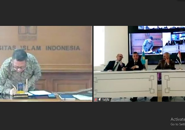 UII Sepakati Kerja Sama dengan Nur Mubarak University, Kazakhstan