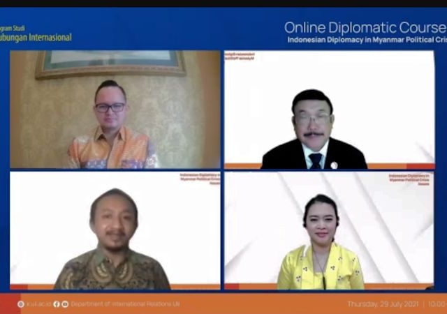 Indonesia Dorong Diplomasi Damai Krisis Politik Myanmar