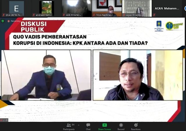 Pelemahan KPK Perburuk Upaya Pemberantasan Korupsi