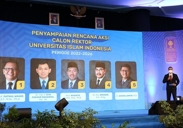 Beragam Gagasan Disampaikan Lima Calon Rektor UII
