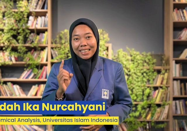 Juara III Pilmapres Diploma Se-DIY, Indah Ika Nurcahyani Murnikan Minyak Jelantah Dengan Biji Kelor dan Ampas Tebu