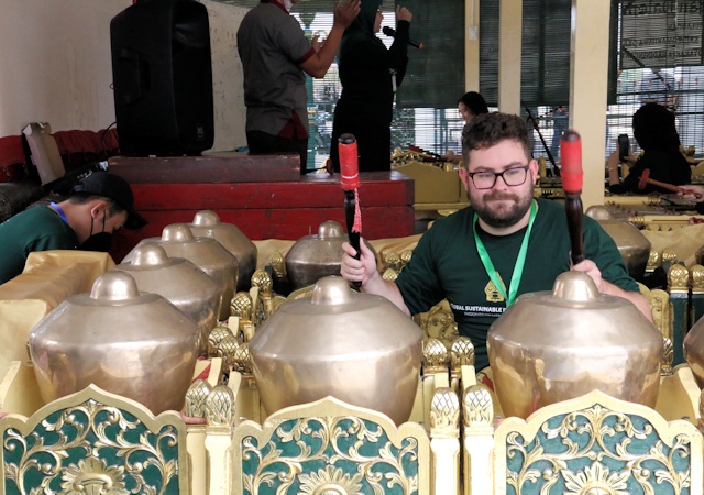 IHS Hari Ke-2: Mahasiswa Mancanegara Antusias Belajar Gamelan