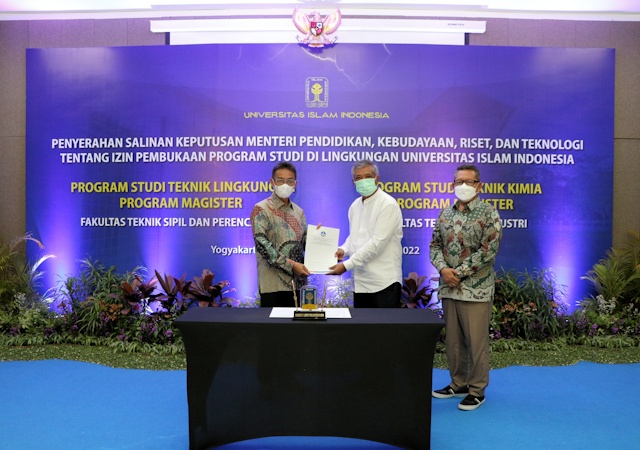 UII Luncurkan Program Studi Magister Teknik Lingkungan dan Magister Teknik Kimia