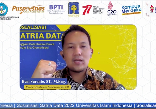 UII Turut Mendukung Penyelenggaraan Satria Data 2022