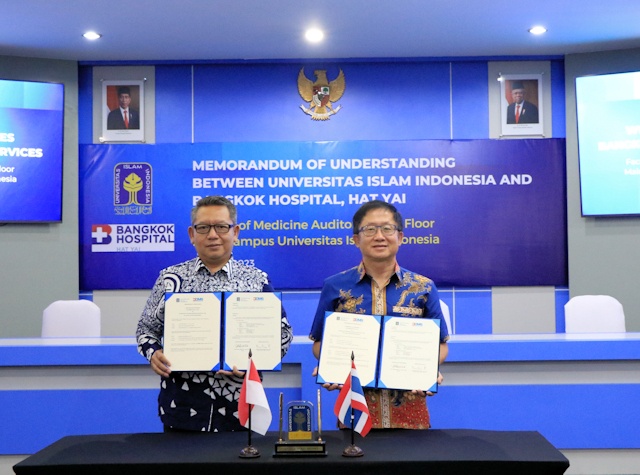 FK UII Jalin Kemitraan dengan Bangkok Hospital, Hat Yai, Thailand