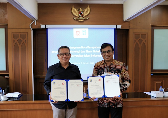 UII Perluas Kemitraan dengan Institut Teknologi dan Bisnis Nobel Indonesia