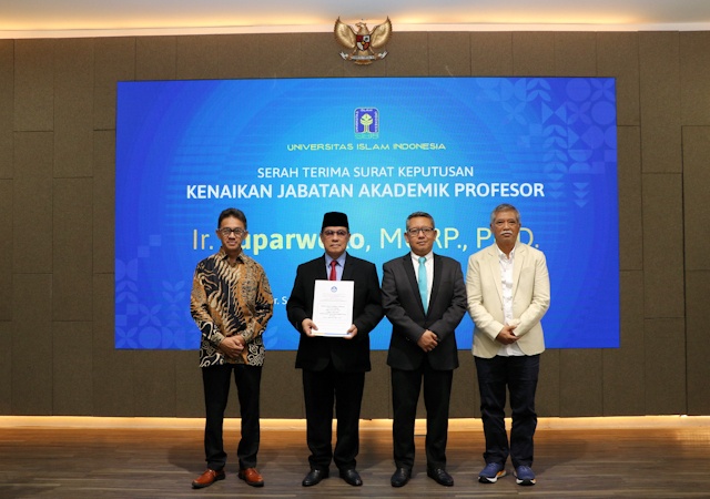 UII Tambah Profesor Bidang Ilmu Pengantar Rancang Kota