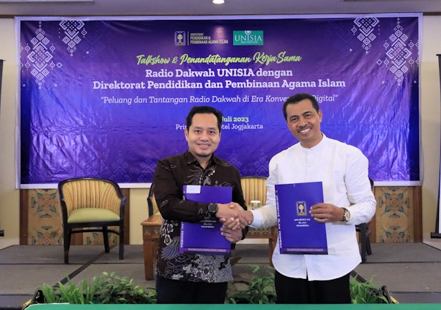 DPPAI UII dan Radio Dakwah Unisia Jalin Kerja Sama