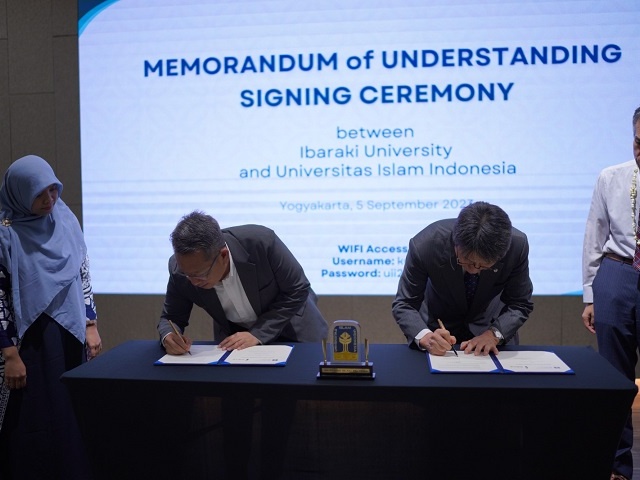 Universitas Islam Indonesia Jalin Kerja Sama dengan Ibaraki University Jepang