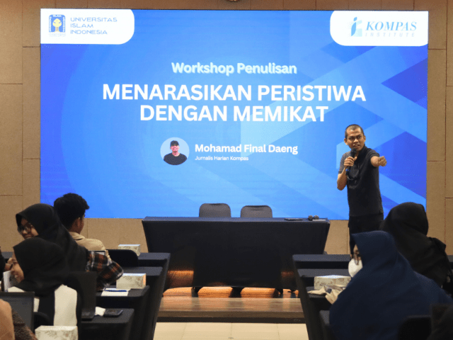 Kompas Institute Bersama UII Gelar Workshop Penulisan