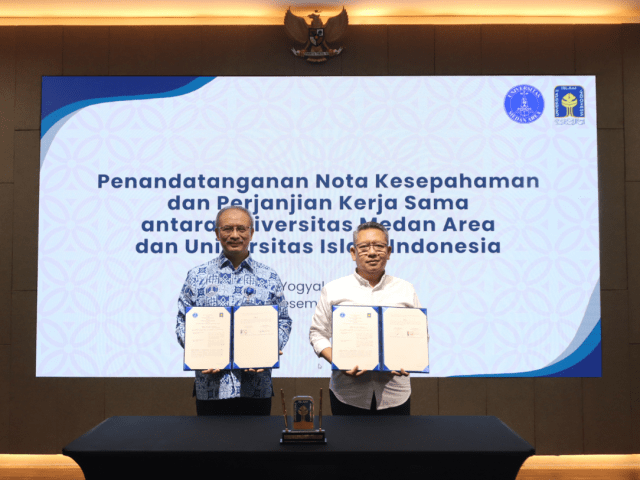 UII dan Universitas Medan Area Jalin Kerja Sama