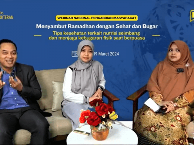 FK UII Gelar Webinar Menyambut Ramadan dengan Sehat dan Bugar