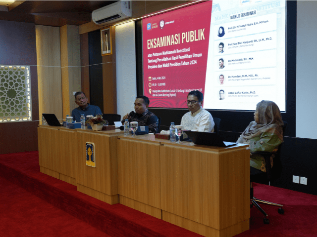 FH UII Gelar Eksaminasi Publik Pasca Putusan MK Pemilu Presiden