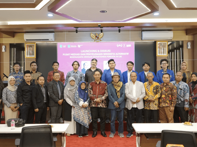 FH UII Launching Pusat Mediasi dan Penyelesaian Sengketa Alternatif
