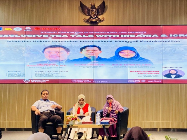 SAIL FH UII Gelar Seminar Islam dan Hukum Humaniter Internasional