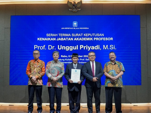 Jumlah Profesor di UII Kembali Bertambah