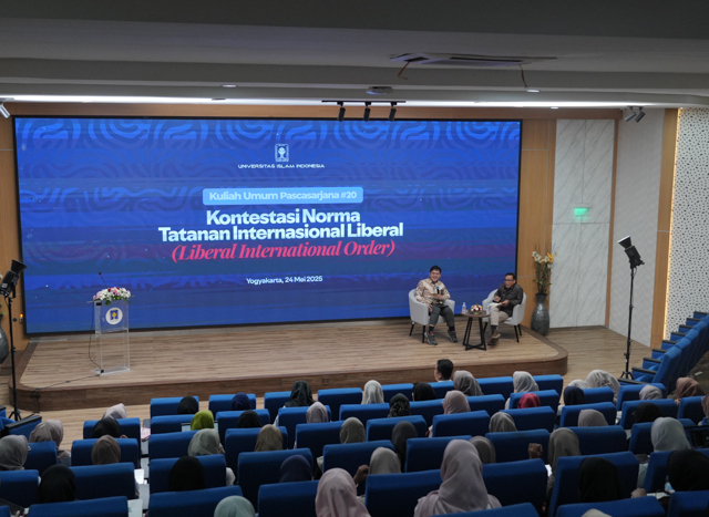 Kuliah Umum Pascasarjana UII ke-20 Angkat Tema Kontestasi Norma Tatanan Internasional Liberal