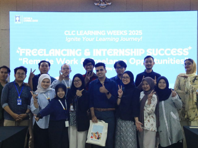 Mahasiswa Internasional Berbagi Strategi Sukses Magang dan Freelance di CLC Learning Weeks 2025