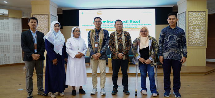 Diseminasi riset perubahan iklim bagi disabilitas dan kusta oleh TL UII