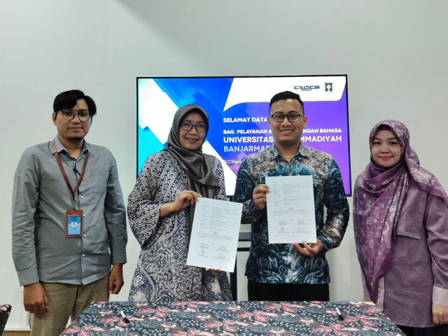 P2B UM Banjarmasin Lakukan Studi Banding dan Penandatanganan MoA di Cilacs UII Terima Kunjungan