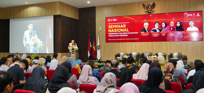 Seminar nasional perlindungan pekerja migran oleh FH UII
