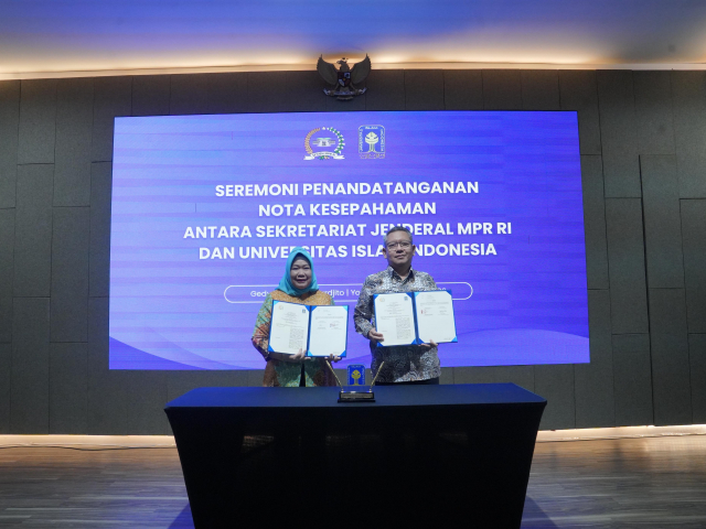 UII Perkuat Kolaborasi dengan MPR RI, Dorong Penguatan Wawasan Kebangsaan