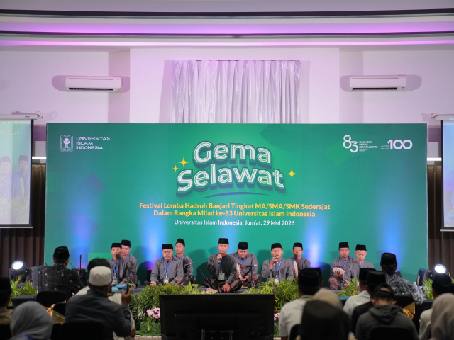 Semarakkan Milad ke-83, UII Sukses Gelar Festival Lomba Hadroh Banjari Tingkat Nasional