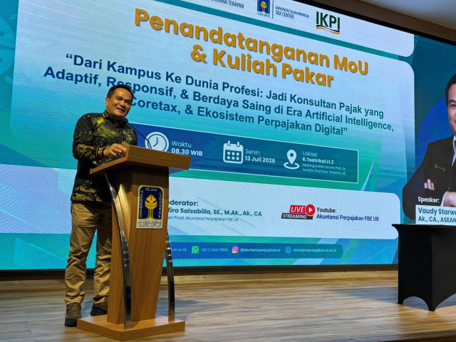 UII dan IKPI Perkuat Kolaborasi untuk Siapkan Konsultan Pajak Adaptif di Era AI dan Coretax